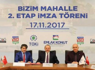 Bizim Mahalle projesinde ikinci etap arsası için imzalar atıldı!