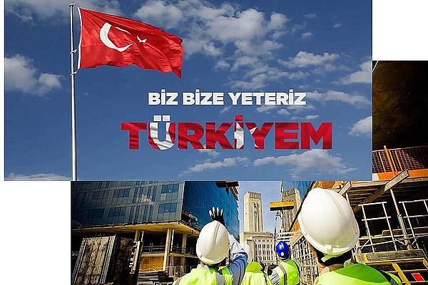 İnşaat sektöründen Biz bize Yeteriz Türkiyem Kampanyası'na dev destek!