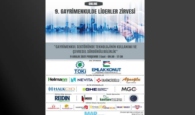 Gayrimenkul'de Liderler Zirvesi'ne ücretsiz kayıt için TIKLAYIN..