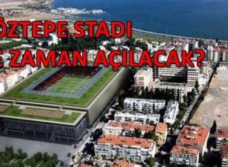 Göztepe stadında son durum!