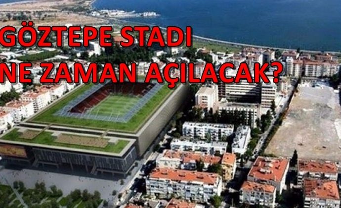 Göztepe stadında son durum!