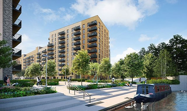 Hayes Village Londra projesinin yeni etabı Waterway Apartments sahiplerini bekliyor!