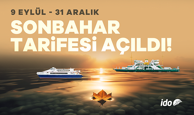 İDO Sonbahar Tarifesini Açıkladı! İşte Detaylar..