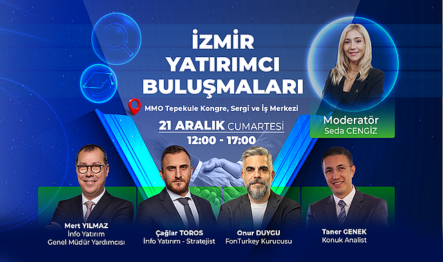 İnfo Yatırım, Yatırımcılarla Piyasa Uzmanlarını İzmir’de Bir Araya Getirecek!