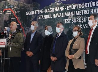 İstanbul Havalimanı-Gayrettepe Metro Hattı test sürüşleri başladı..