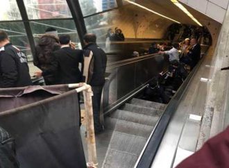 Maslak Metrosunda hareketli saatler!