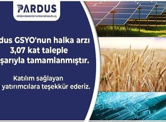 Pardus GSYO, halka arzını  tamamladı!