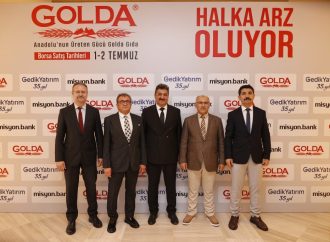 Anadolu’nun üreten gücü Golda Gıda 1-2 Temmuz’da Yatırımcılarla Buluşuyor.