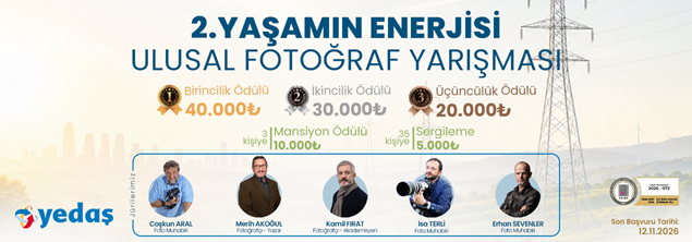 YEDAŞ’ın “YAŞAMIN ENERJİSİ” Ulusal Fotoğraf Yarışması Başladı