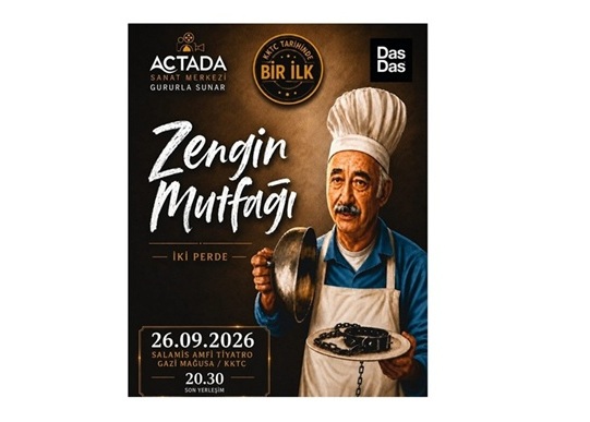 Salamis Antik Tiyatrosu’nda Kültür ve Sanat Tarihine İz Bırakacak Bir Gece: Şener ŞEN, “Zengin Mutfağı” İle İlk Kez KKTC’de